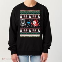 Disc Golf Ugly Christmas Merry Discmas Holiday Xmas Gift Cool Gift Women's Sweatshirt thumb 0