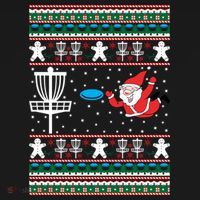 Disc Golf Ugly Christmas Merry Discmas Holiday Xmas Gift Cool Gift Doggie Tank thumb 4