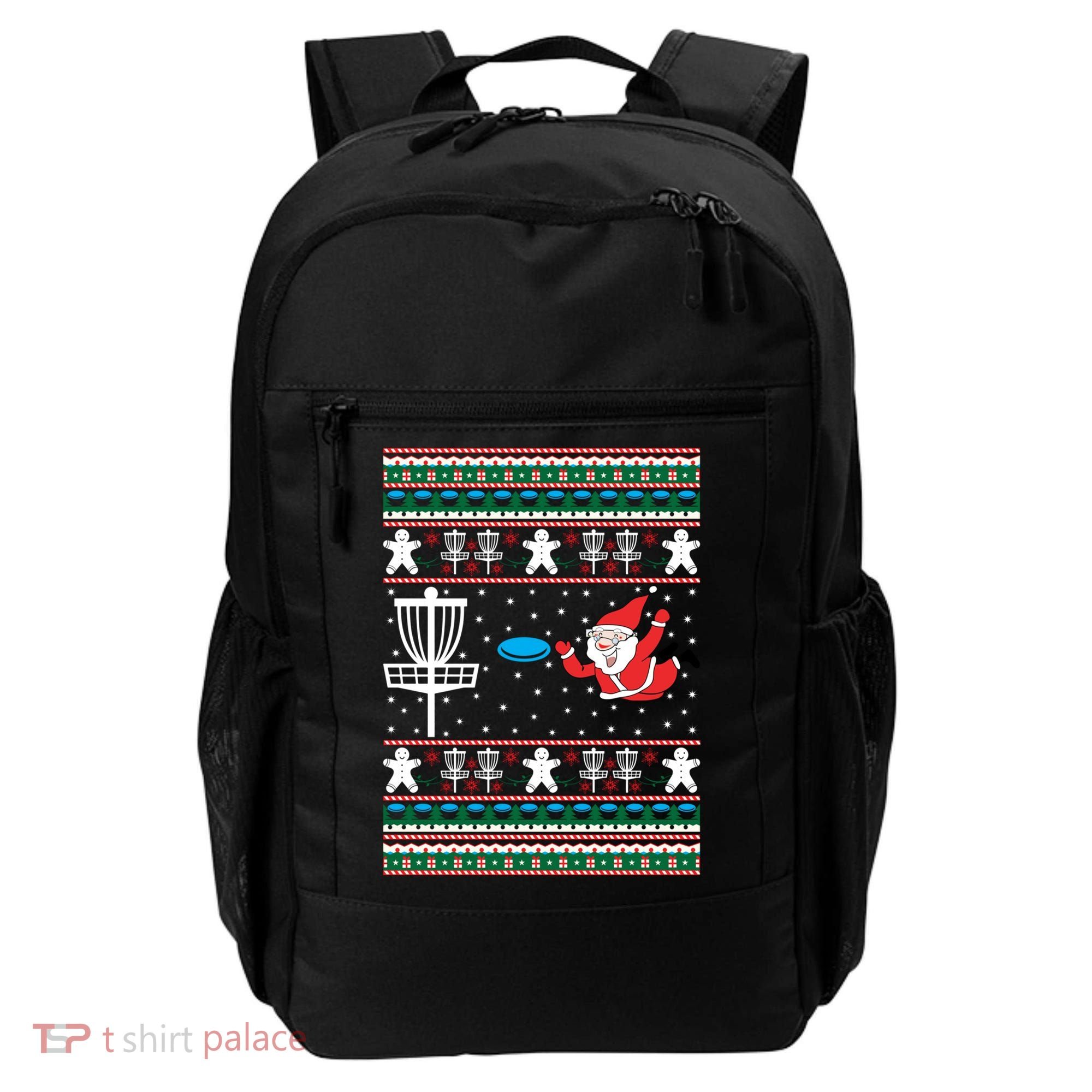 Disc Golf Ugly Christmas Merry Discmas Holiday Xmas Gift Cool Gift Backpack