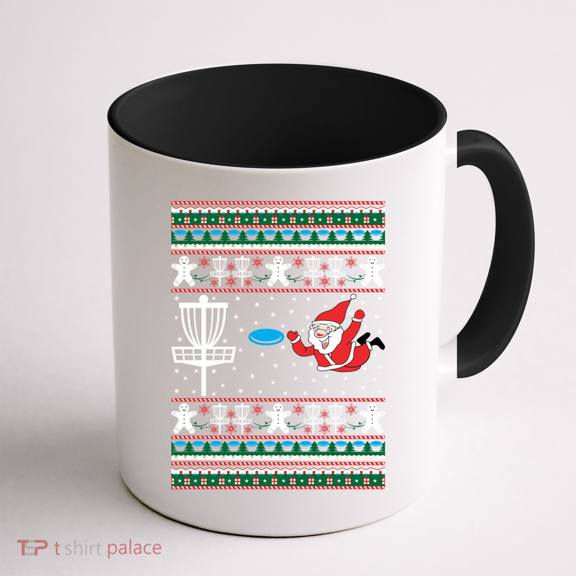 Disc Golf Ugly Christmas Merry Discmas Holiday Xmas Gift Cool Gift Coffee Mug