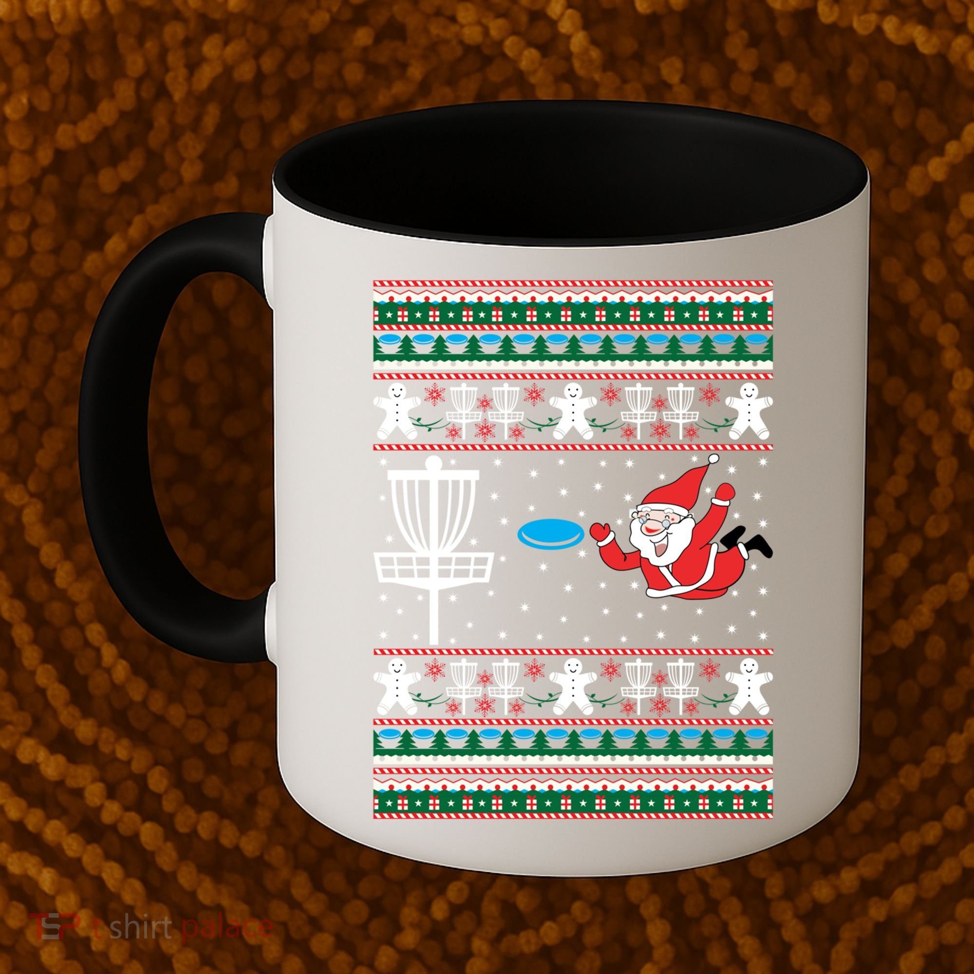 Disc Golf Ugly Christmas Merry Discmas Holiday Xmas Gift Cool Gift Coffee Mug