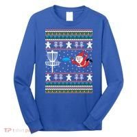 Disc Golf Ugly Christmas Merry Discmas Holiday Xmas Gift Cool Gift Long Sleeve Shirt thumb 0