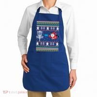 Disc Golf Ugly Christmas Merry Discmas Holiday Xmas Gift Cool Gift Apron thumb 2