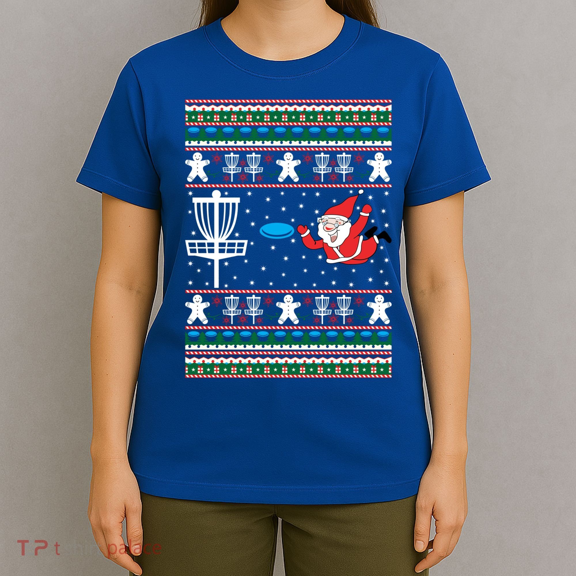 Disc Golf Ugly Christmas Merry Discmas Holiday Xmas Gift Cool Gift T-Shirt