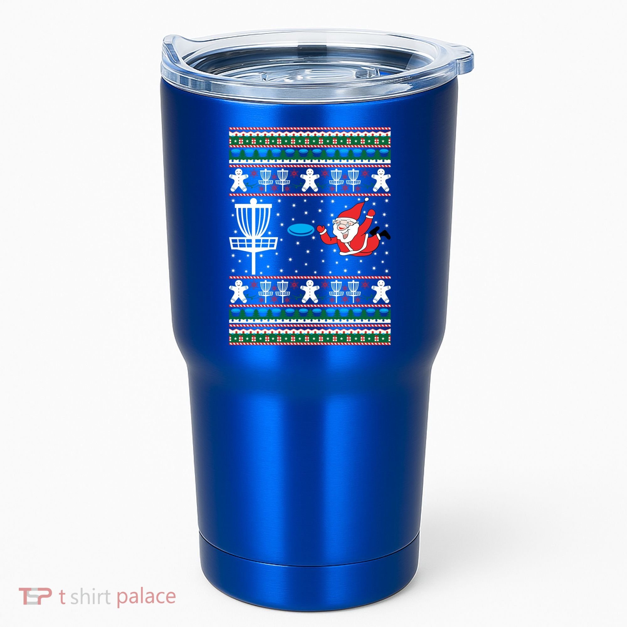 Disc Golf Ugly Christmas Merry Discmas Holiday Xmas Gift Cool Gift Tumbler