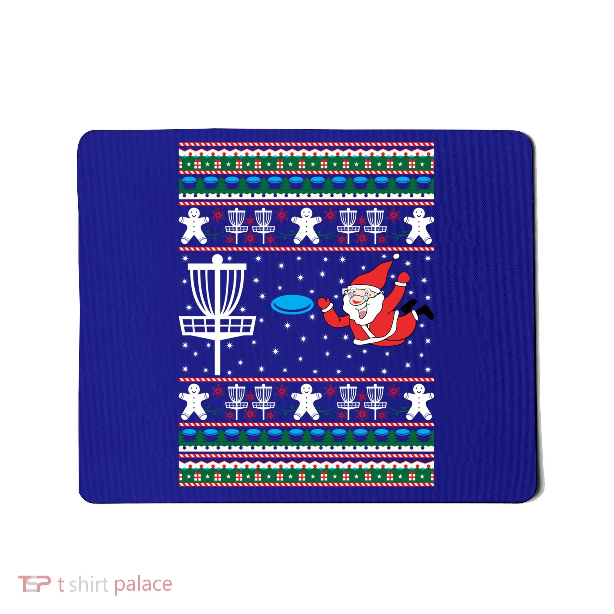 Disc Golf Ugly Christmas Merry Discmas Holiday Xmas Gift Cool Gift Mousepad