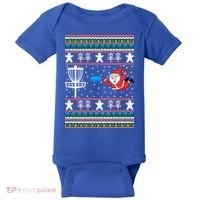 Disc Golf Ugly Christmas Merry Discmas Holiday Xmas Gift Cool Gift Baby Bodysuit thumb 0