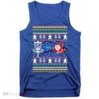 Disc Golf Ugly Christmas Merry Discmas Holiday Xmas Gift Cool Gift Tank Top thumb 0