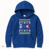 Disc Golf Ugly Christmas Merry Discmas Holiday Xmas Gift Cool Gift Kids Hoodie thumb 0