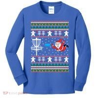 Disc Golf Ugly Christmas Merry Discmas Holiday Xmas Gift Cool Gift Kids Long Sleeve Shirt thumb 0
