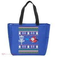 Disc Golf Ugly Christmas Merry Discmas Holiday Xmas Gift Cool Gift Tote Bag thumb 0