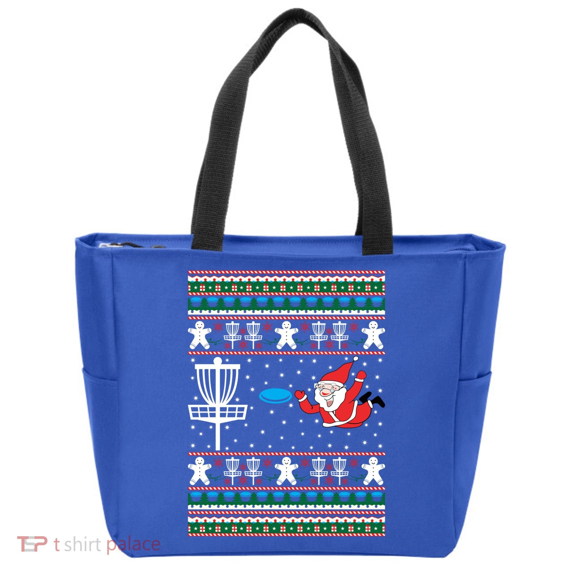 Disc Golf Ugly Christmas Merry Discmas Holiday Xmas Gift Cool Gift Tote Bag