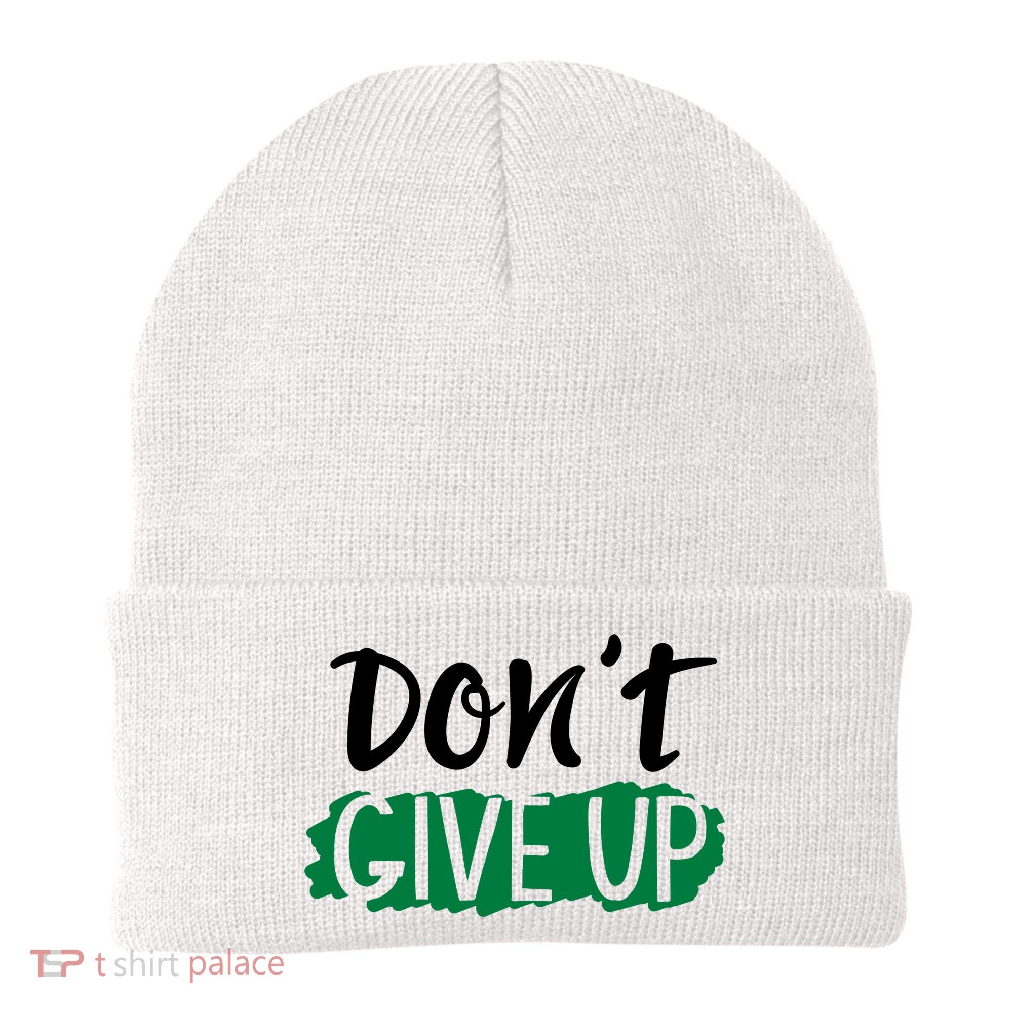 Don't Give Up Mental Health Awareness Beanie