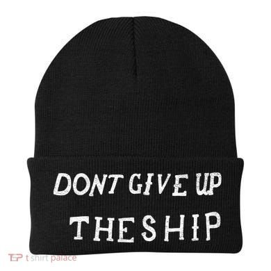 Dont Give Up The Ship Perry Battle Flag Gift Beanie