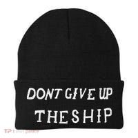 Dont Give Up The Ship Perry Battle Flag Gift Beanie thumb 0