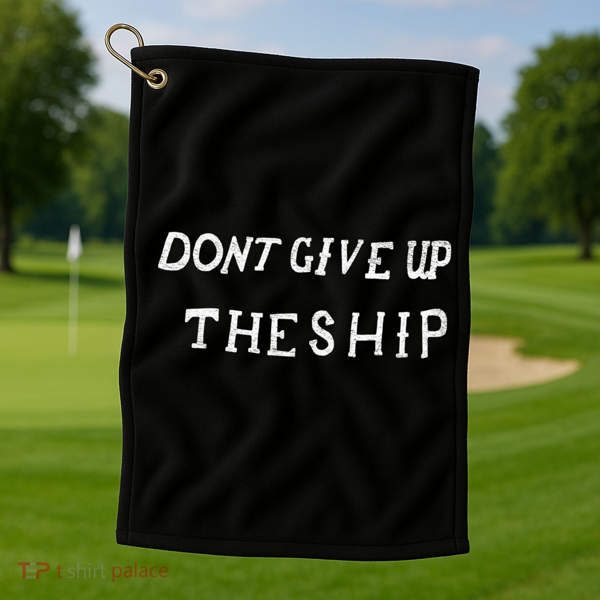 Dont Give Up The Ship Perry Battle Flag Gift Golf Towel