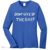 Dont Give Up The Ship Perry Battle Flag Gift Women's Long Sleeve Shirt thumb 0