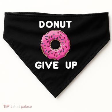 Donut Give Up USA-Made Doggie Bandana