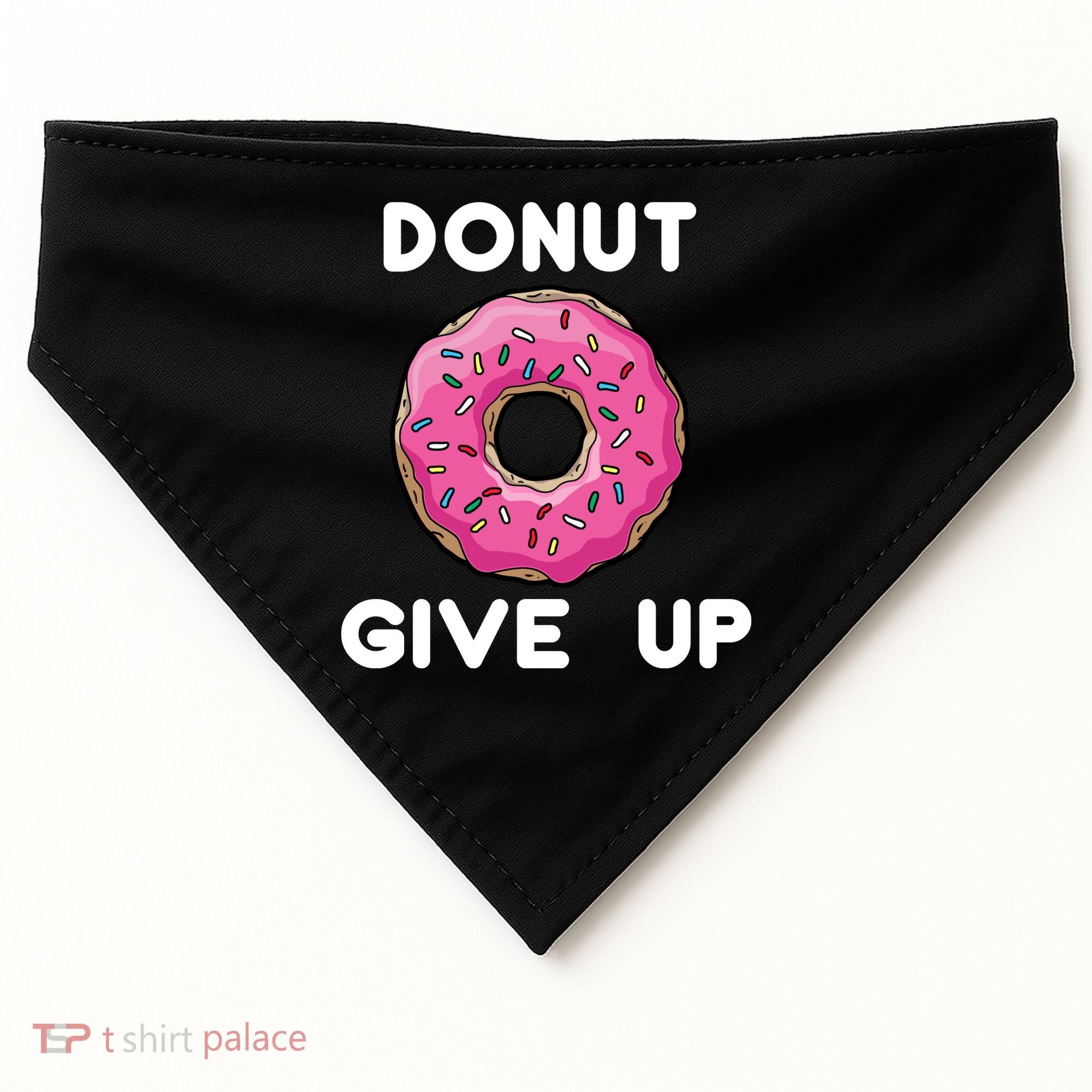 Donut Give Up USA-Made Doggie Bandana