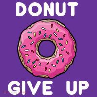 Donut Give Up Coaster thumb 2