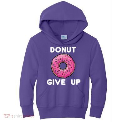 Donut Give Up Kids Hoodie