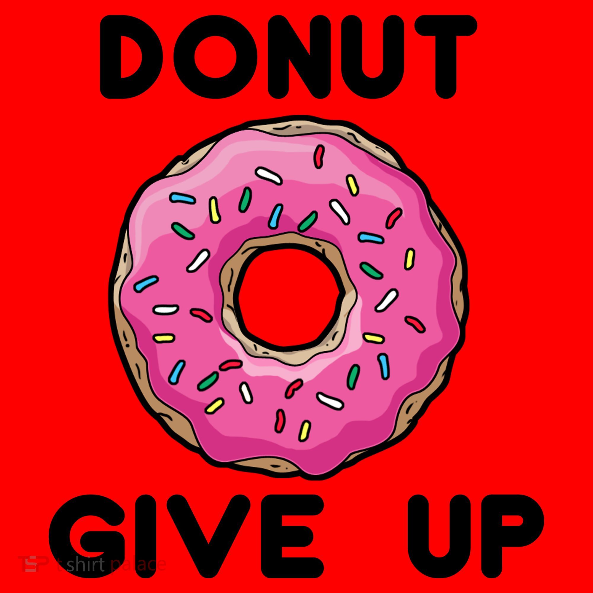 Donut Give Up Santa Hat