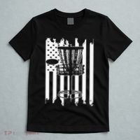 Disc Golf Usa Flag T-Shirt thumb 5