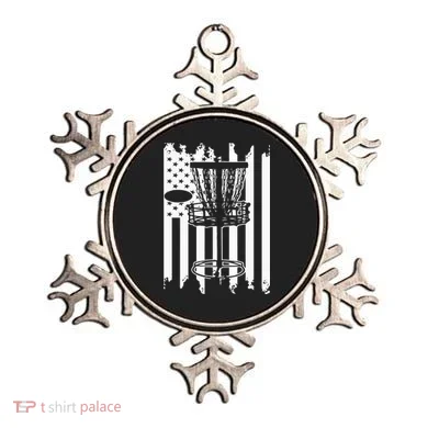 Disc Golf Usa Flag Ornament
