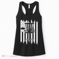 Disc Golf Usa Flag Women's Tank Top thumb 0