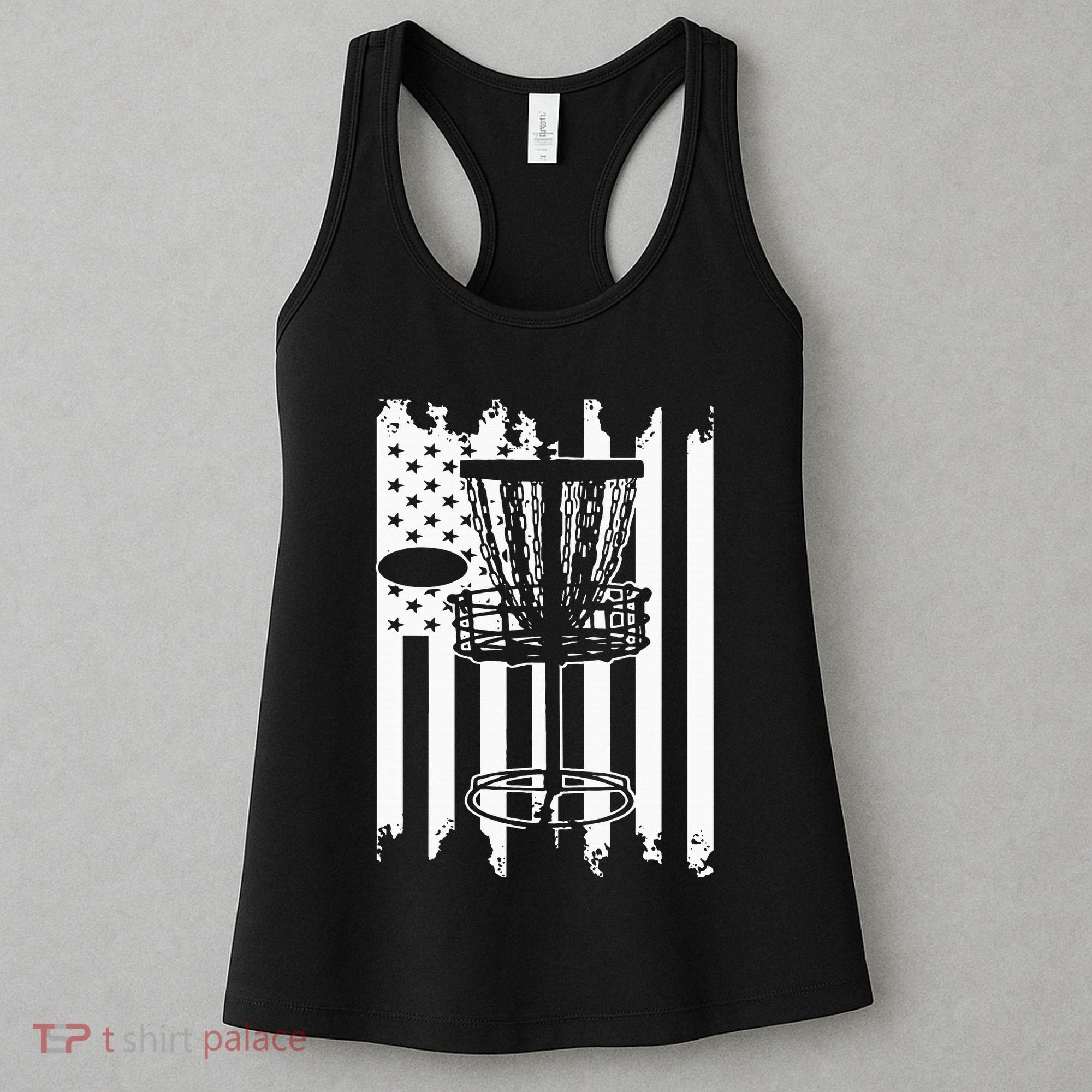 Disc Golf Usa Flag Women's Tank Top