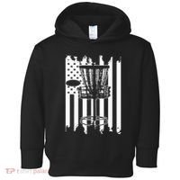 Disc Golf Usa Flag Toddler Hoodie thumb 0
