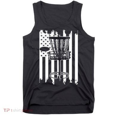 Disc Golf Usa Flag Tank Top