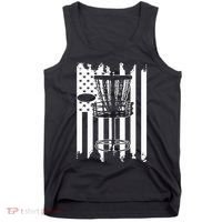 Disc Golf Usa Flag Tank Top thumb 0