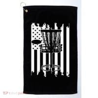 Disc Golf Usa Flag Golf Towel thumb 0