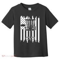Disc Golf Usa Flag Toddler T-Shirt thumb 0