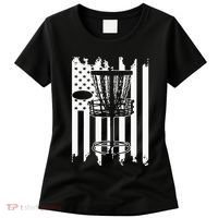 Disc Golf Usa Flag Women's T-Shirt thumb 0
