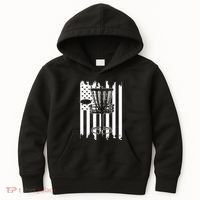 Disc Golf Usa Flag Kids Hoodie thumb 0
