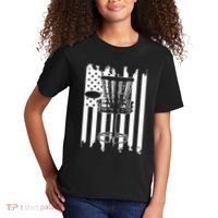 Disc Golf Usa Flag Kids T-Shirt thumb 2