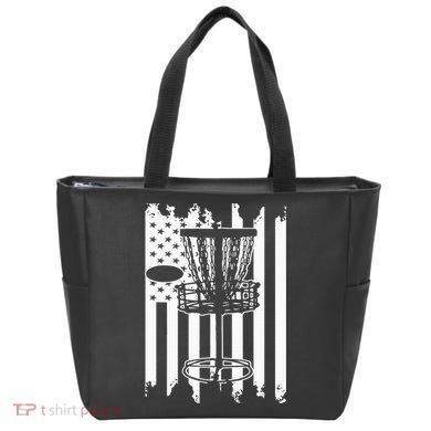 Disc Golf Usa Flag Tote Bag