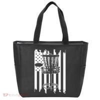 Disc Golf Usa Flag Tote Bag thumb 0
