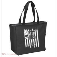 Disc Golf Usa Flag Tote Bag thumb 2