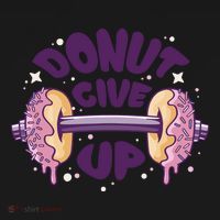 Donut Give Up Weightlifting Fitness Funny Coaster thumb 2