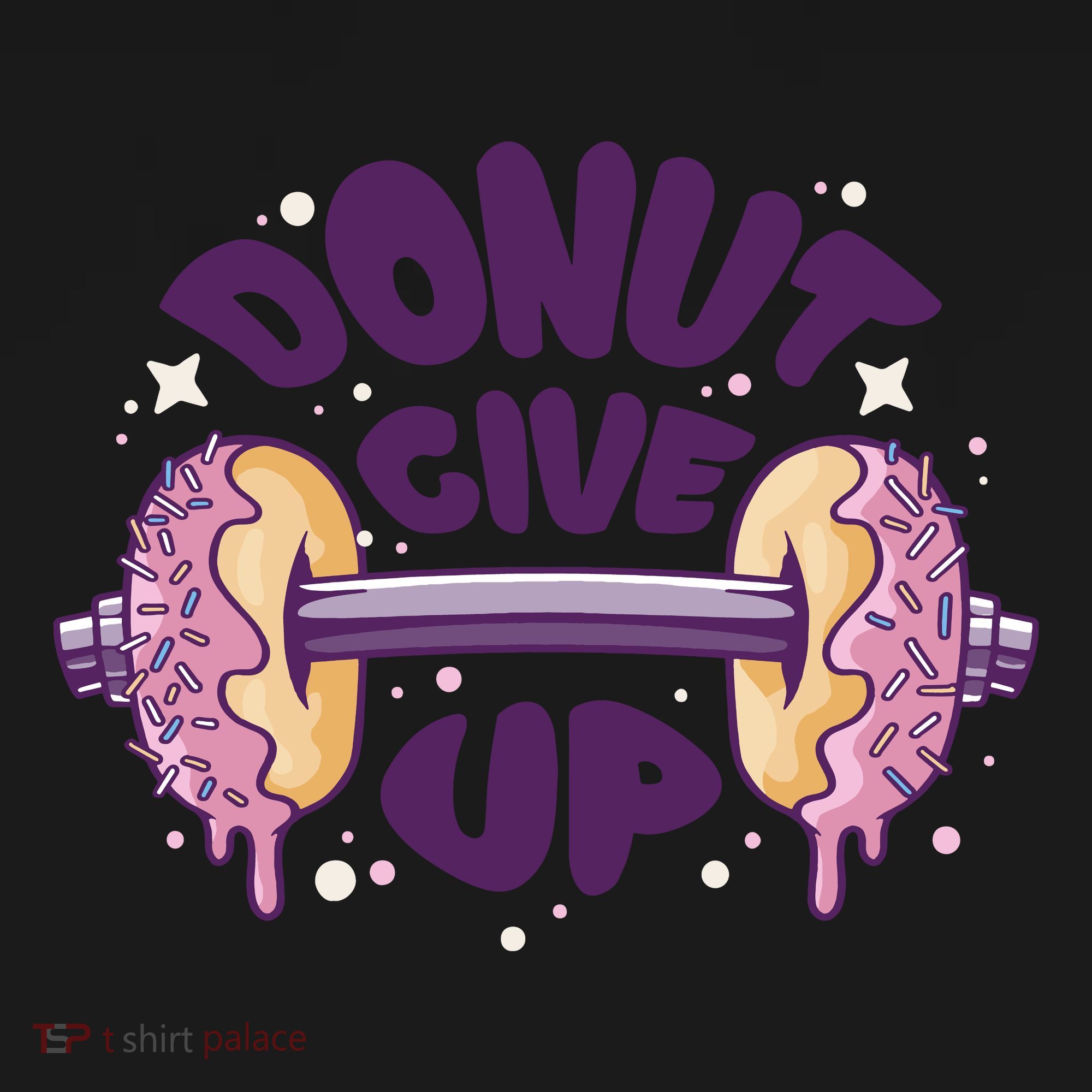 Donut Give Up Weightlifting Fitness Funny Coaster