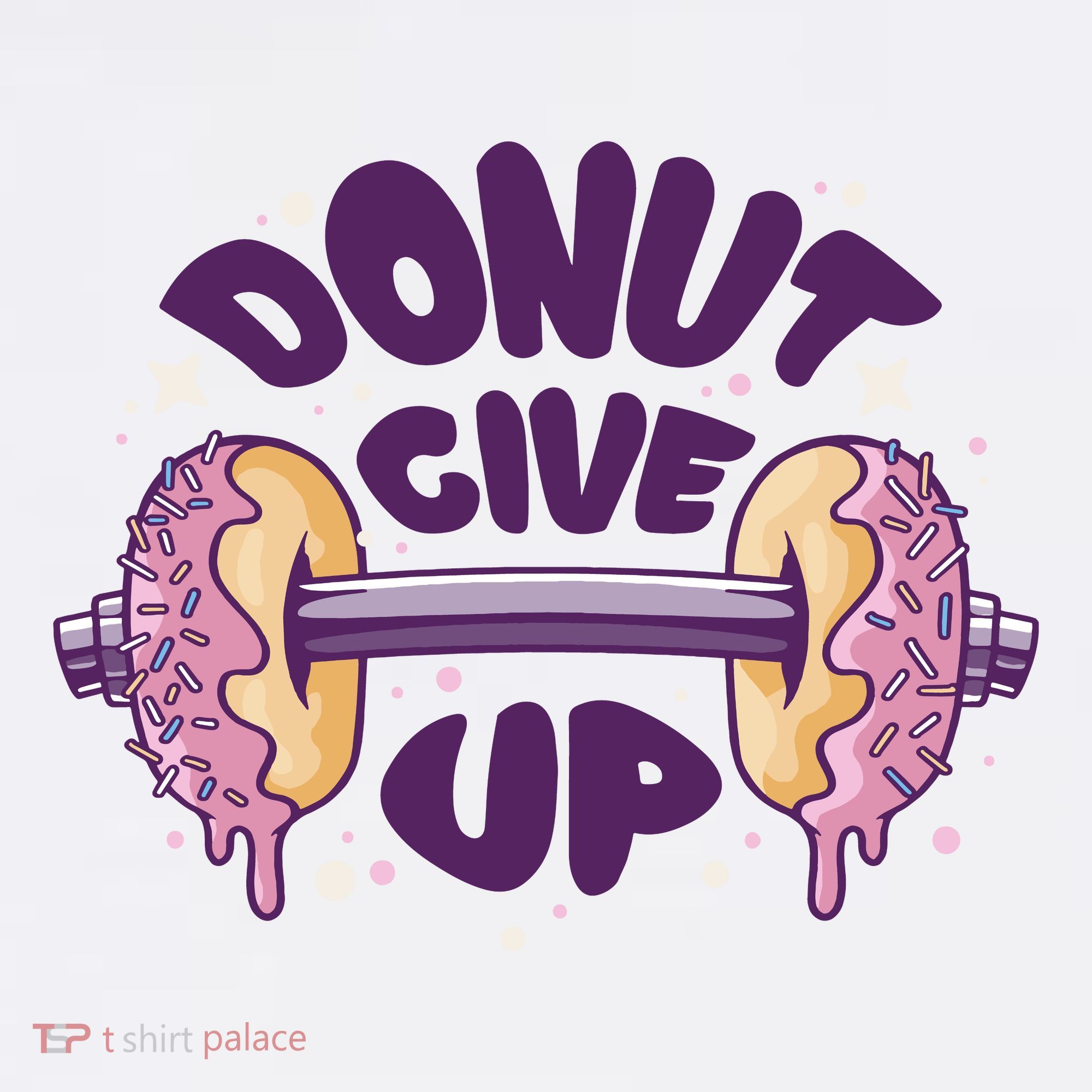Donut Give Up Weightlifting Fitness Funny Kids Sweatshirt