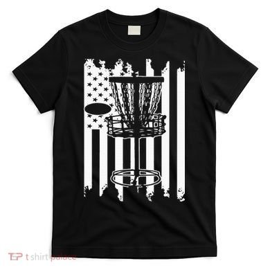 Disc Golf Usa Flag T-Shirt
