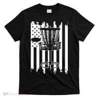 Disc Golf Usa Flag T-Shirt thumb 0