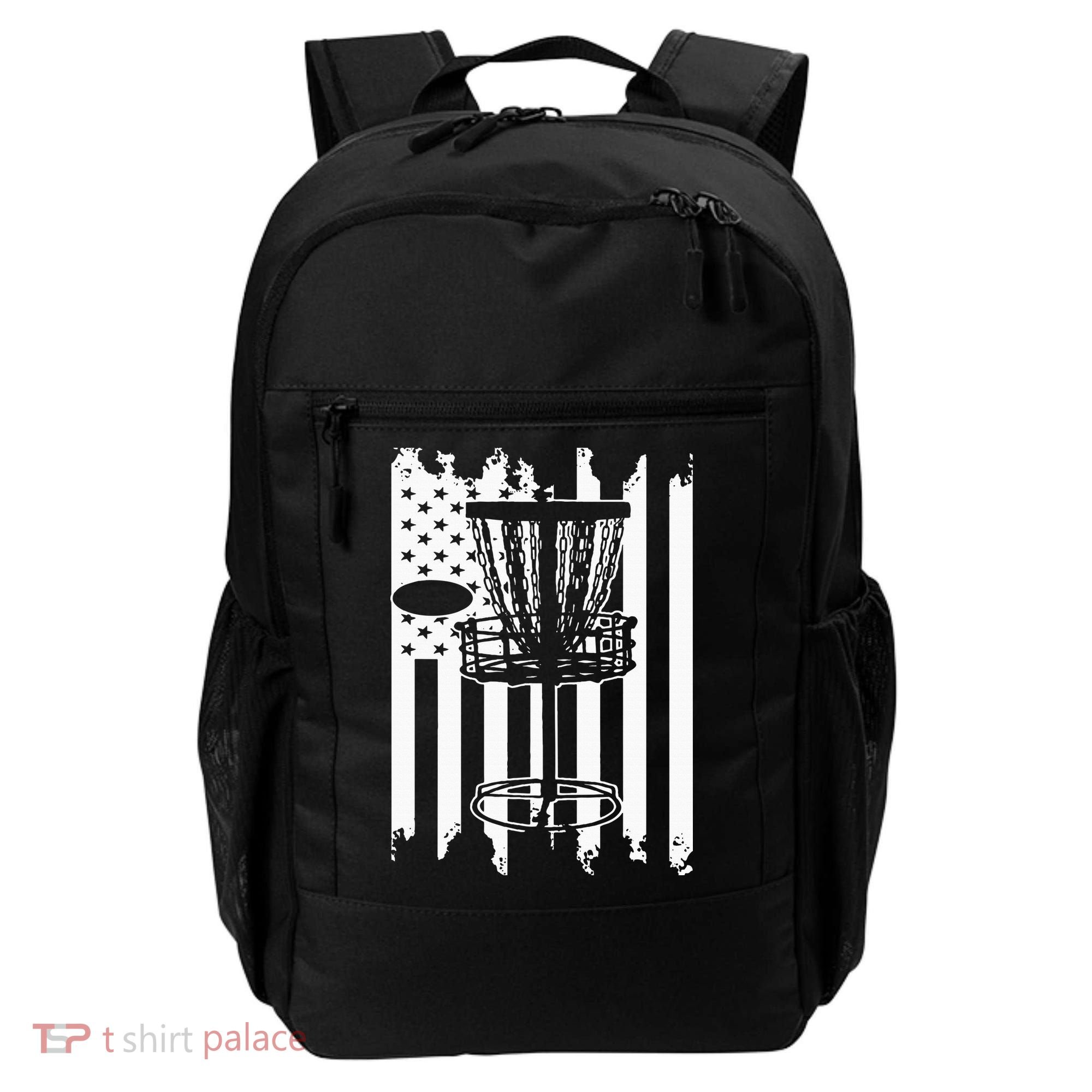 Disc Golf Usa Flag Backpack
