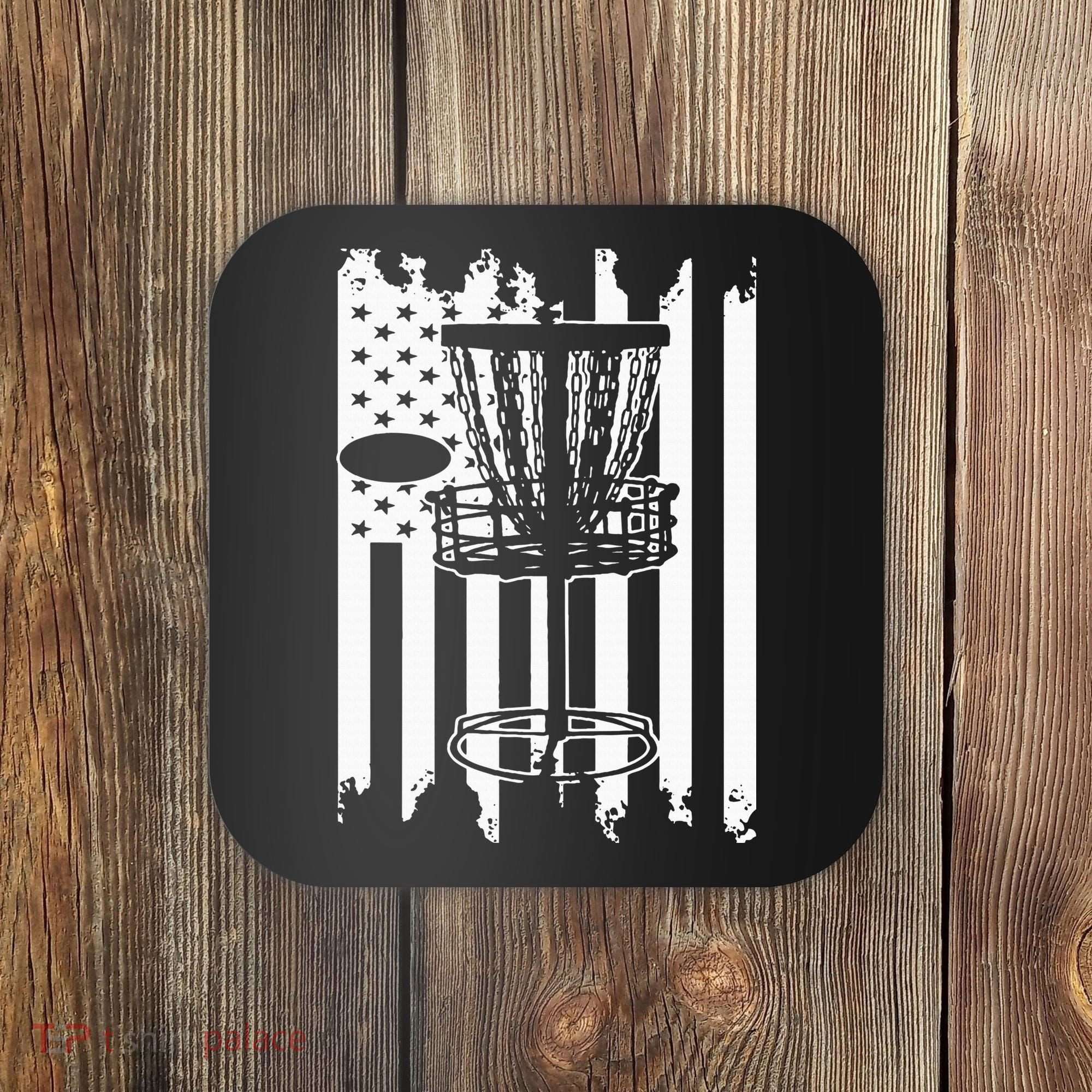 Disc Golf Usa Flag Coaster