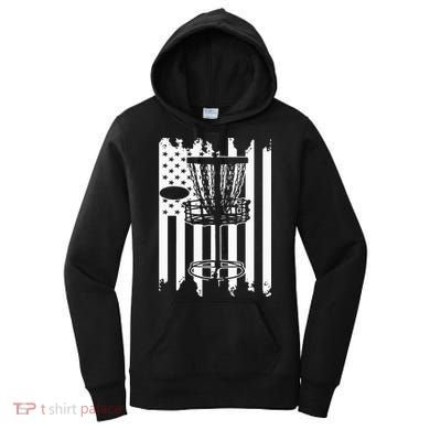 Disc Golf Usa Flag Women's Hoodie