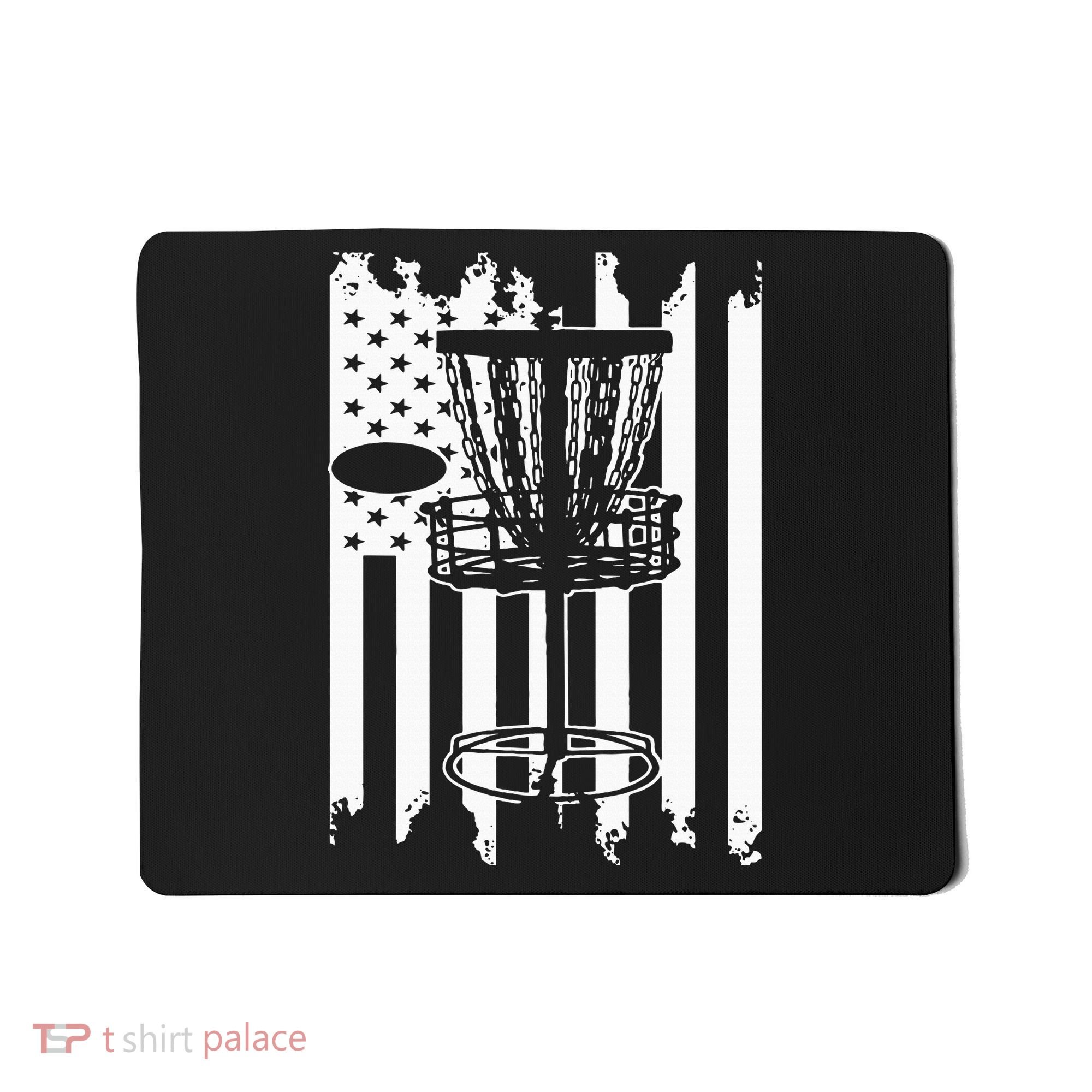 Disc Golf Usa Flag Mousepad